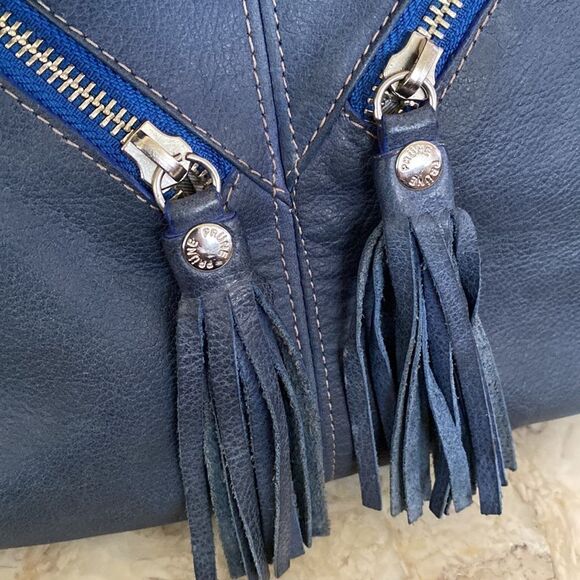 Prune Argentina Extra Large Leather Hobo Bag - Picture 8 of 14